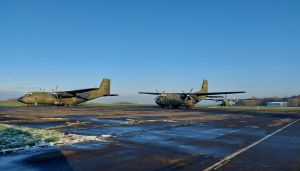 Three transall aircraft