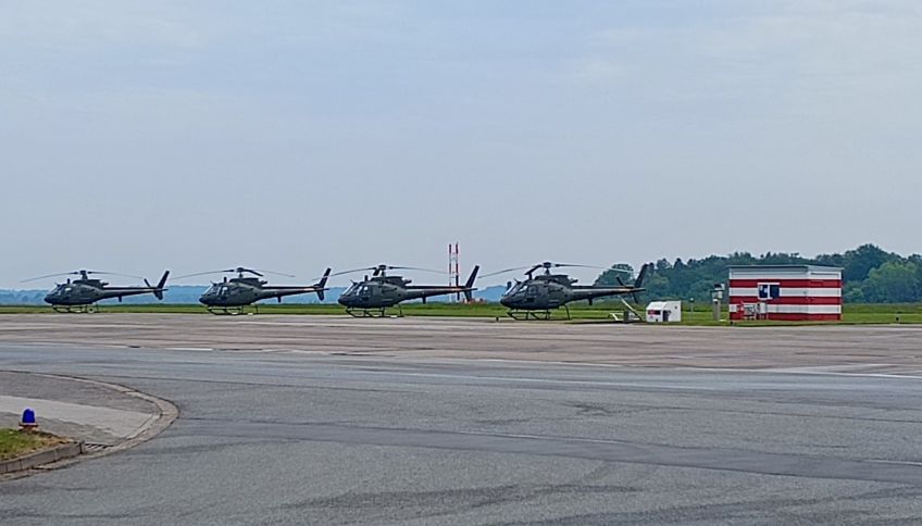 Four Airbus helicopters H125