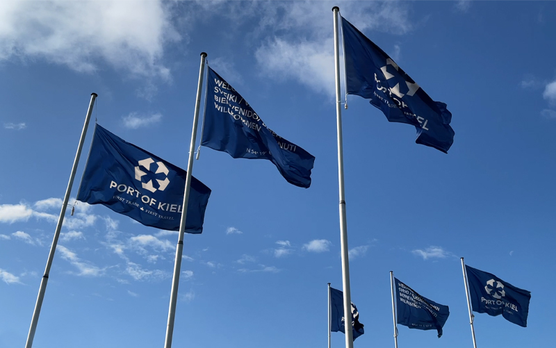 PORT OF KIEL flags