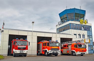 Kiel airport fire station